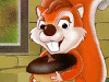 Eichhörnchen und Eichel