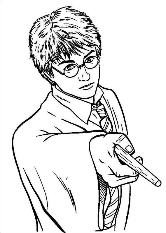 Colorir o Harry Potter - Desenho para Colorir