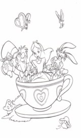 Colorir a Alice no País das Maravilhas