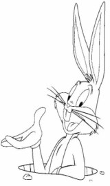 Colorir o Pernalonga Bugs Bunny