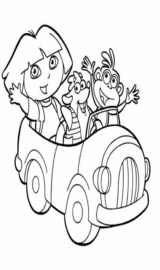 Dora the Explorer Coloring