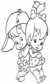 Flintstones Coloring