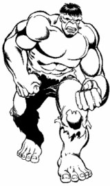 Colorir o Hulk